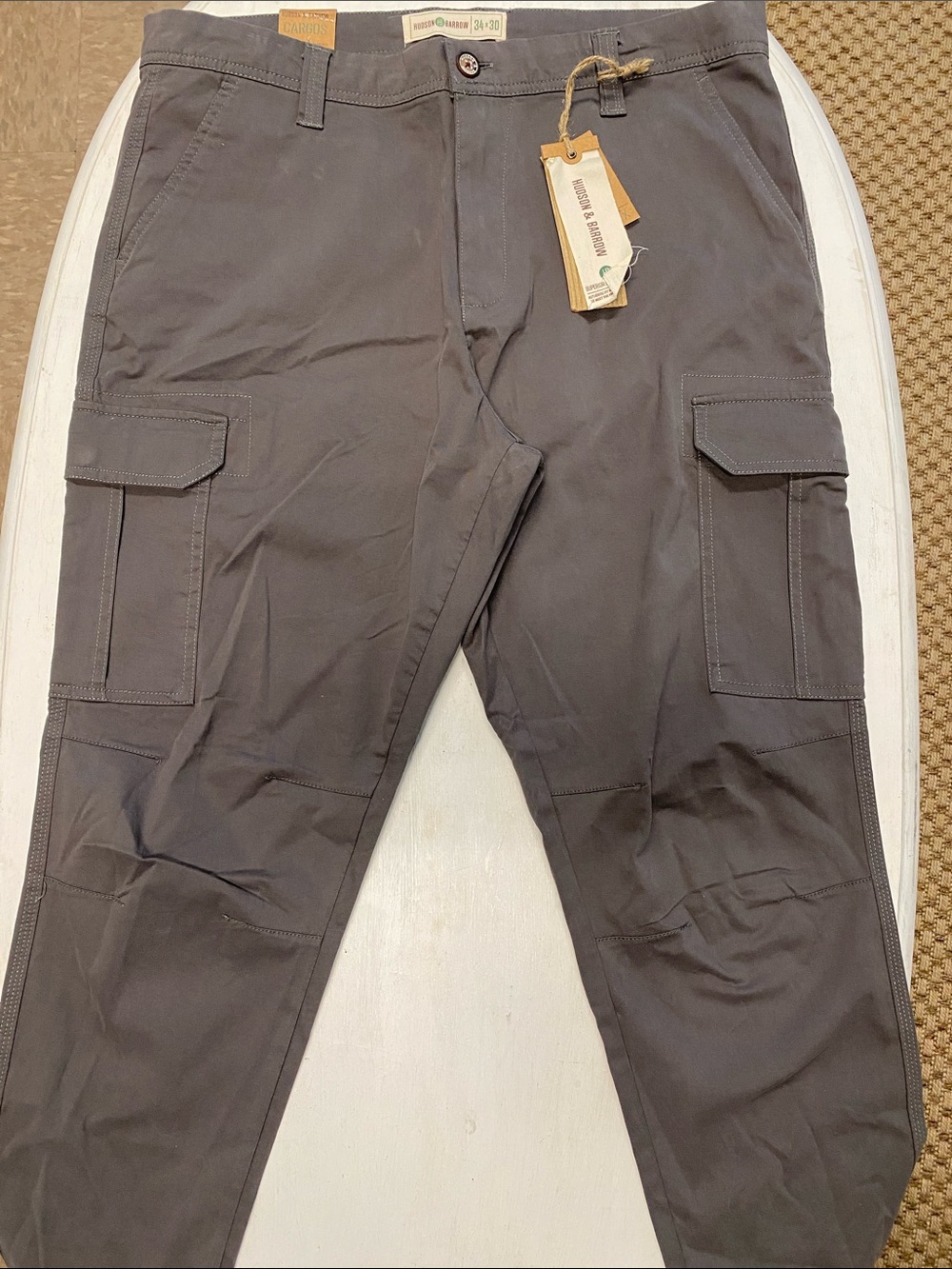 Hudson Jeans Men's Cargo Pants - Dark Gray